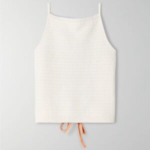 Aritzia Wilfred Phair Knit Tank with Open Back NWOT